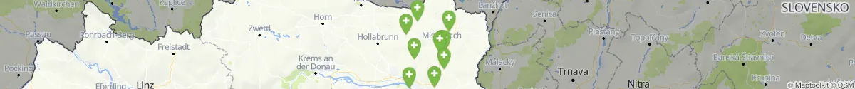 Kartenansicht für Apotheken-Notdienste in der Nähe von Niederleis (Mistelbach, Niederösterreich)